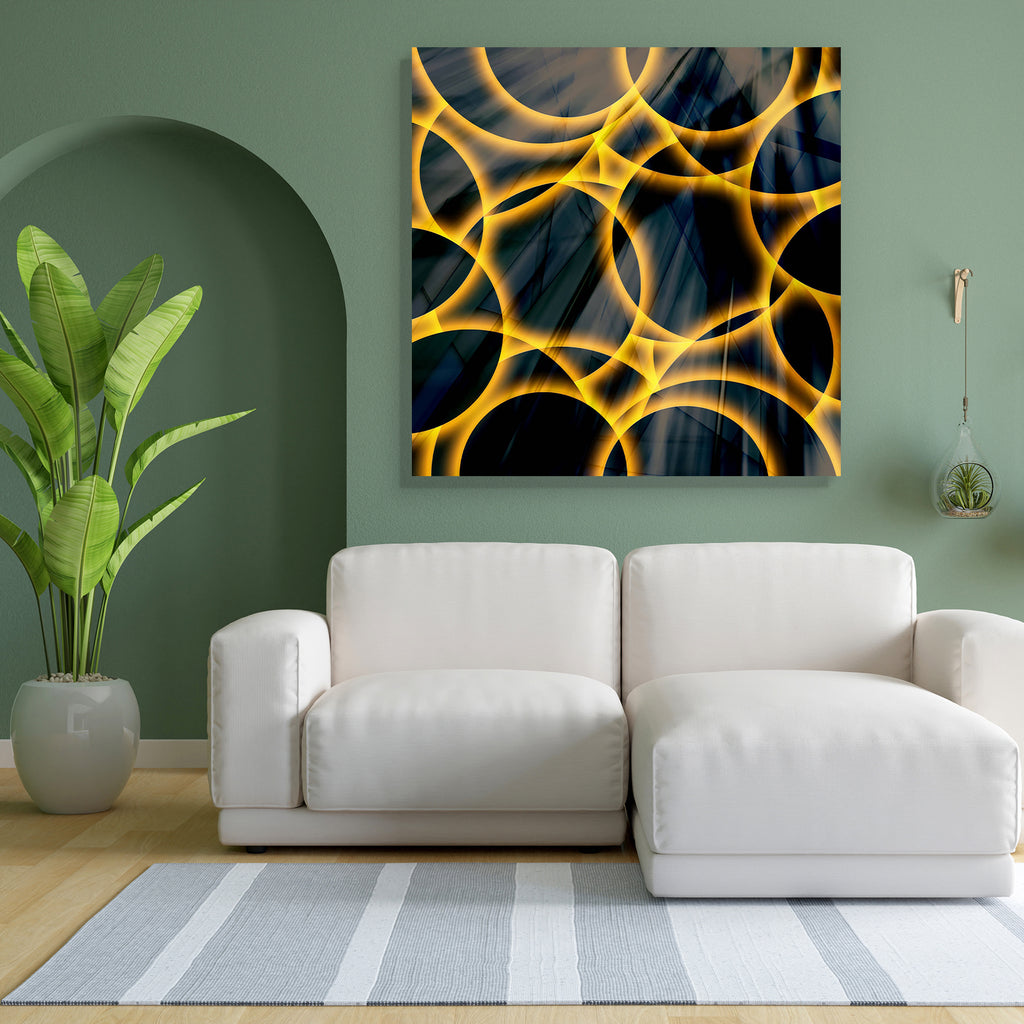 Neon Circles, Abstract Expressionism, Abstracts, Black, Black and White, Circle, Cities, City Views, Digital, Digital Art, Fantasy, Geometric, Geometric Abstraction, Graphic, Illustrations, Patterns, Semi Abstract, Signs, Signs and Symbols, Space, art, bed, big, canvas, colour, decor, dining, framed, framing, hanging, house, item, landscape, large, living, modern, mural, office, painting, panting, poster, print, room, scenery, size, vastu, wall, , , , 