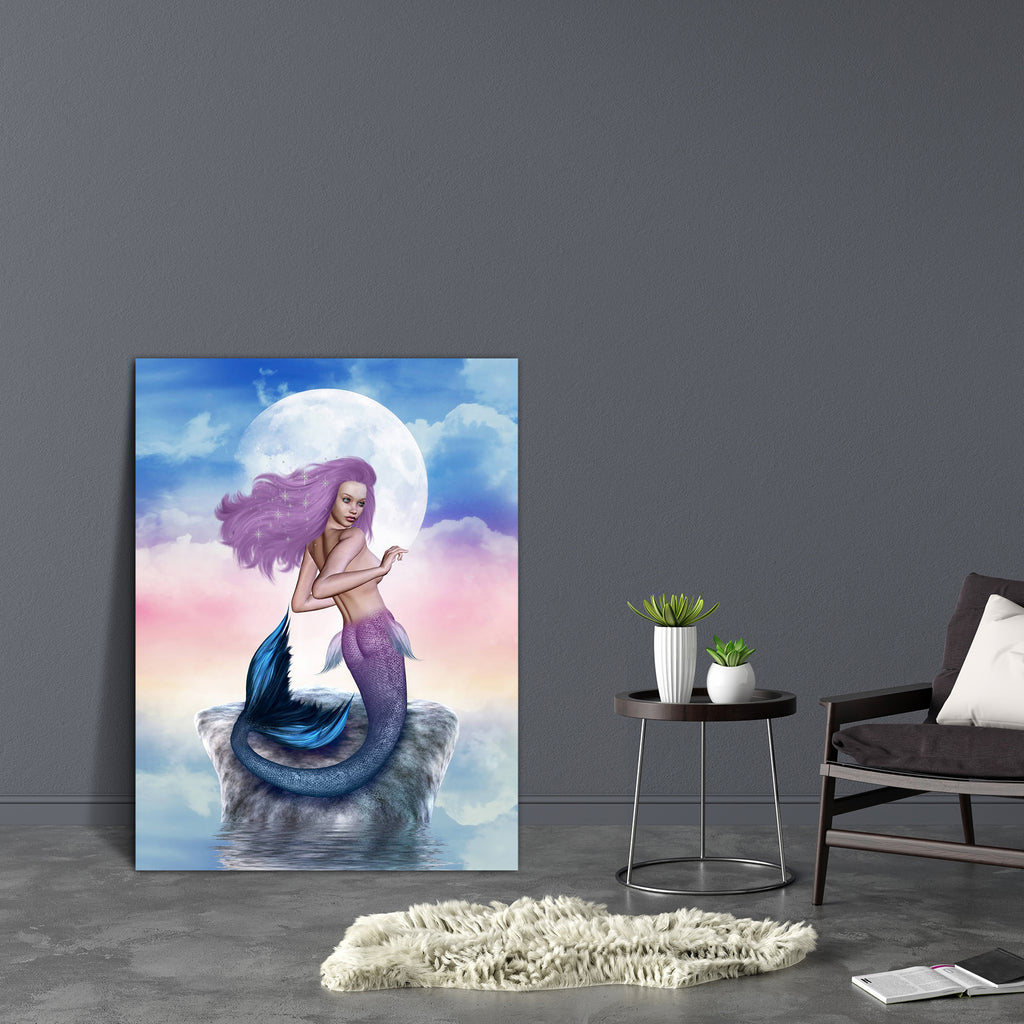 Mermaid D1 Canvas Painting Synthetic Frame-Paintings MDF Framing-AFF_FR-IC 5000481 IC 5000481, 3D, Adult, Ancient, Art and Paintings, Fantasy, Fashion, Historical, Medieval, Mermaid, People, Retro, Signs and Symbols, Symbols, Vintage, d1, canvas, painting, synthetic, frame, art, beautiful, beauty, being, blue, charm, color, creature, delight, dream, face, female, fish, floating, girl, hair, human, legend, magic, model, moon, mythology, ocean, person, pretty, sea, silence, skin, symbol, tail, tale, underwate