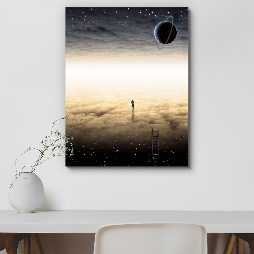 Mans Journey Of The Soul D1 Canvas Painting Synthetic Frame-Paintings MDF Framing-AFF_FR-IC 5000494 IC 5000494, Automobiles, Fantasy, Illustrations, Nature, People, Religion, Religious, Scenic, Signs and Symbols, Spiritual, Symbols, Transportation, Travel, Vehicles, mans, journey, of, the, soul, d1, canvas, painting, synthetic, frame, adventure, age, ascetic, background, beautiful, calm, clouds, concept, creation, excursion, eye, fog, goal, god, guru, holy, human, illustration, imagination, joy, light, man,