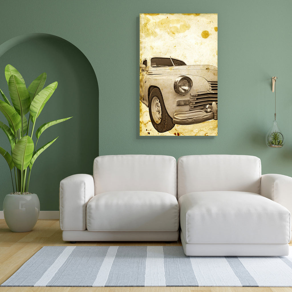 Vintage Car D1 Canvas Painting Synthetic Frame-Paintings MDF Framing-AFF_FR-IC 5000521 IC 5000521, Abstract Expressionism, Abstracts, Ancient, Cars, Cities, City Views, Historical, Medieval, Retro, Semi Abstract, Signs, Signs and Symbols, Space, Vintage, car, d1, canvas, painting, synthetic, frame, abstract, aging, background, brown, burnt, cardboard, cover, crumpled, damaged, design, dirty, empty, frayed, grainy, grunge, obsolete, old, page, paper, paperboard, papyrus, parchment, rough, scratched, simplici