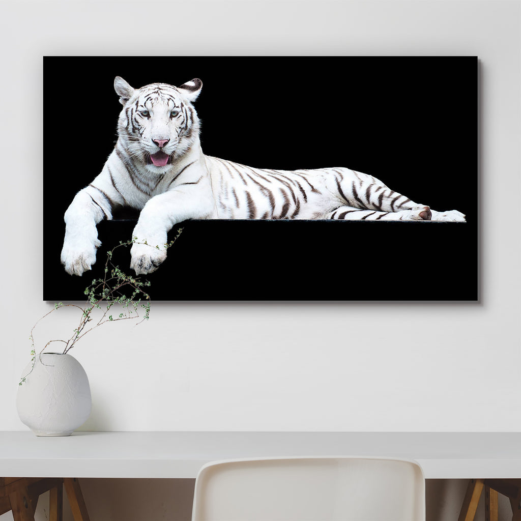 Tiger Albino Canvas Painting Synthetic Frame-Paintings MDF Framing-AFF_FR-IC 5000527 IC 5000527, African, Animals, Black and White, Individuals, Nature, Portraits, Scenic, White, Wildlife, tiger, albino, canvas, painting, synthetic, frame, africa, animal, background, brown, carnivore, cat, closeup, creature, cute, dangerous, eye, fang, feline, front, fur, furry, head, hunter, kitten, leadership, majestic, male, mammal, mouth, muzzle, paw, portrait, predator, shot, sitting, small, strength, striped, stripy, 