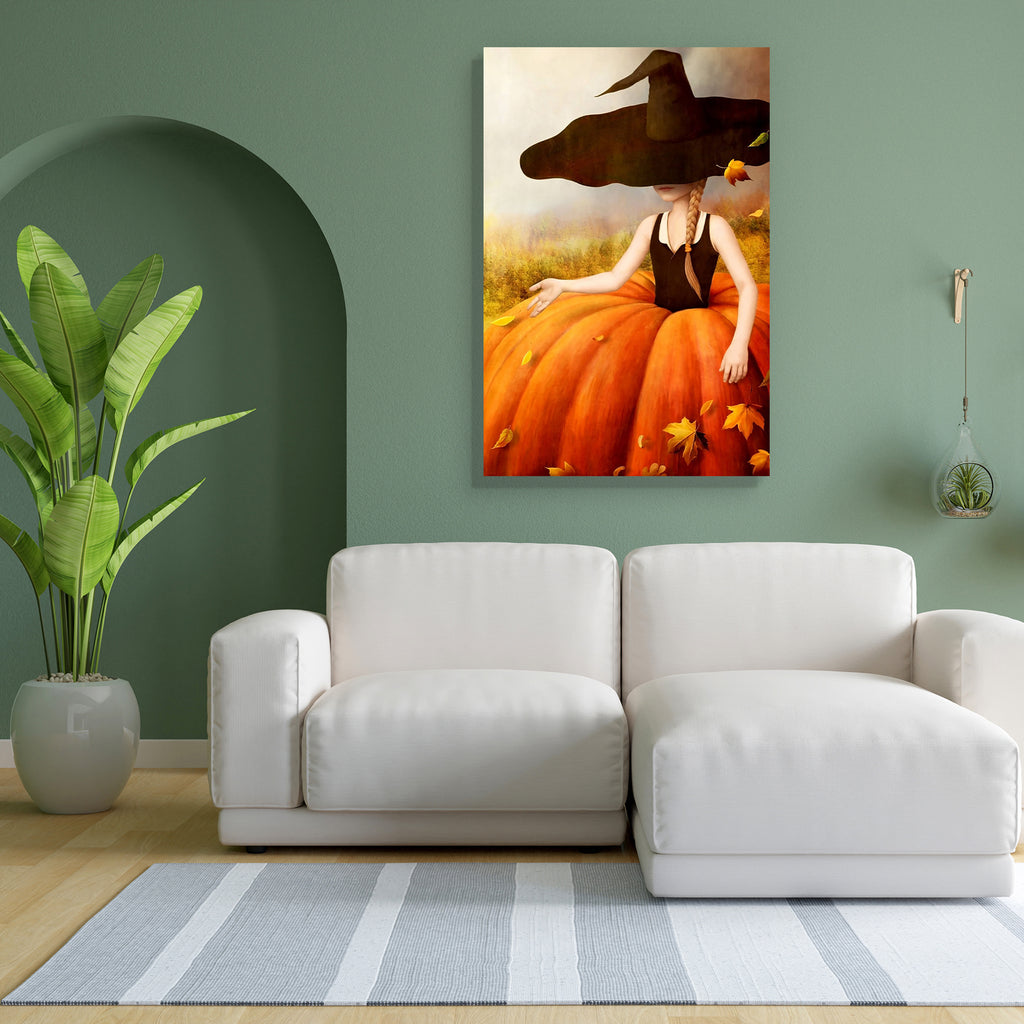 Fall Girl Canvas Painting Synthetic Frame-Paintings MDF Framing-AFF_FR-IC 5000531 IC 5000531, Art and Paintings, Botanical, Drawing, Fantasy, Festivals, Festivals and Occasions, Festive, Floral, Flowers, Fruit and Vegetable, Illustrations, Nature, Scenic, Seasons, Signs, Signs and Symbols, Vegetables, fall, girl, canvas, painting, synthetic, frame, witch, art, beautiful, bright, brown, celebration, concept, create, design, falling, female, femininity, festival, flora, forest, halloween, hat, illustration, i
