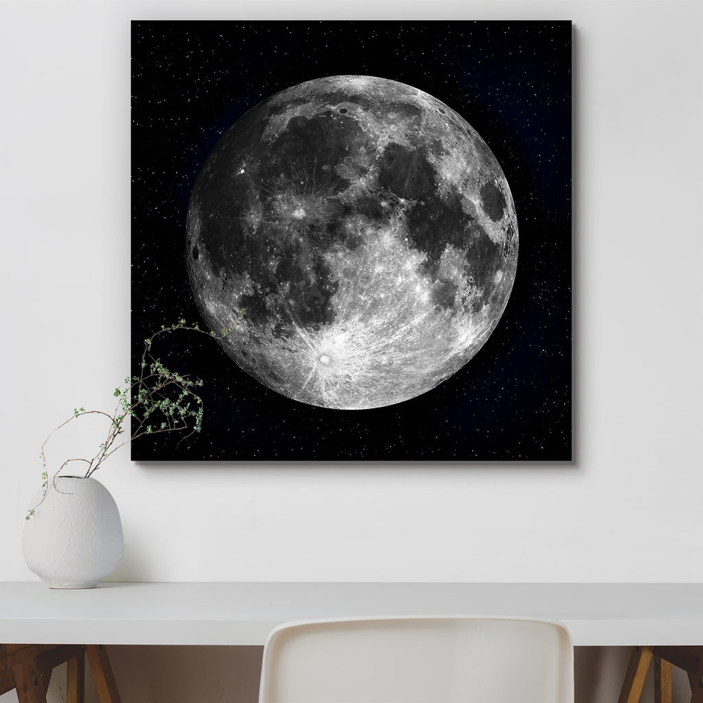Full Moon In The Night Sky Canvas Painting Synthetic Frame-Paintings MDF Framing-AFF_FR-IC 5000539 IC 5000539, Astrology, Astronomy, Black, Black and White, Cosmology, Horoscope, Space, Stars, Sun Signs, Zodiac, full, moon, in, the, night, sky, canvas, painting, synthetic, frame, apollo, asteroid, background, bright, celestial, cosmos, crater, cycle, detail, detailed, earth, glow, grey, heaven, heavenly, illuminate, impact, luna, lunar, mad, madness, meteorite, misty, month, monthly, mysterious, phase, risi
