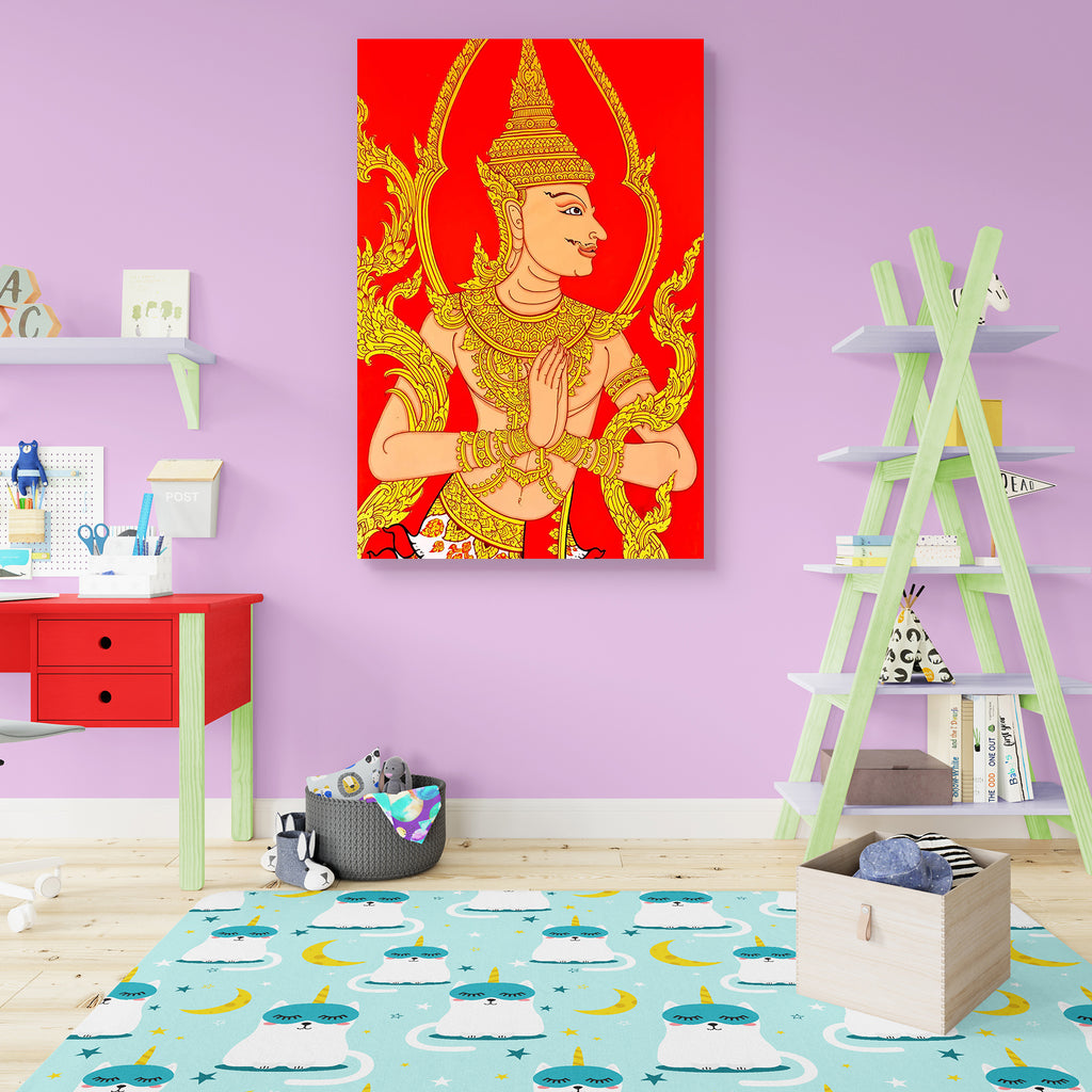 Thai Artwork Art Canvas Painting Synthetic Frame-Paintings MDF Framing-AFF_FR-IC 5000543 IC 5000543, Abstract Expressionism, Abstracts, Ancient, Art and Paintings, Asian, Birds, Botanical, Buddhism, Cities, City Views, Culture, Ethnic, Floral, Flowers, Historical, Medieval, Nature, Paintings, Patterns, Religion, Religious, Semi Abstract, Signs, Signs and Symbols, Spiritual, Symbols, Traditional, Tribal, Vintage, World Culture, thai, artwork, art, canvas, painting, synthetic, frame, abstract, antique, asia, 