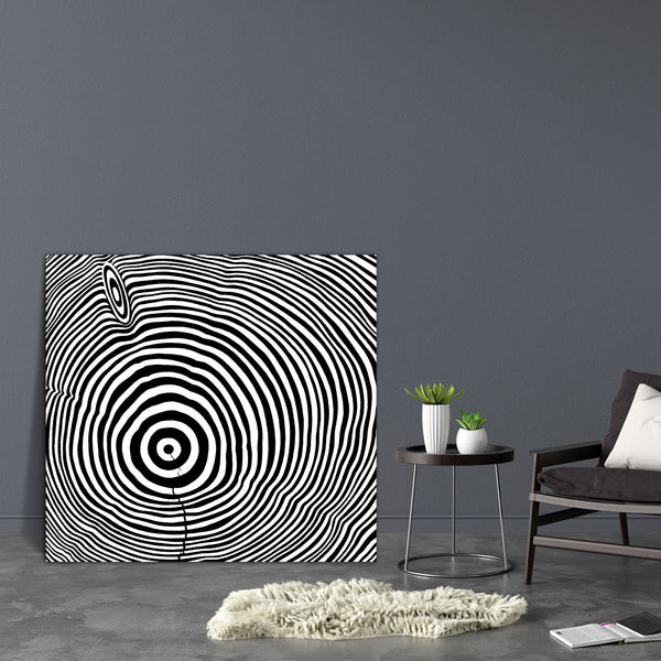 Abstract Artwork D14 Canvas Painting Synthetic Frame-Paintings MDF Framing-AFF_FR-IC 5000552 IC 5000552, Abstract Expressionism, Abstracts, Art and Paintings, Black, Black and White, Circle, Nature, Patterns, Scenic, Semi Abstract, Signs, Signs and Symbols, White, Wooden, abstract, artwork, d14, canvas, painting, for, bedroom, living, room, engineered, wood, frame, and, annual, ring, art, background, backgrounds, candid, center, concentric, concepts, contrasts, countryside, cross, section, defocused, descri