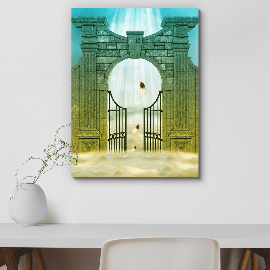 Heaven Door Canvas Painting Synthetic Frame-Paintings MDF Framing-AFF_FR-IC 5000571 IC 5000571, Art and Paintings, Baby, Children, Digital, Digital Art, Fantasy, Graphic, Kids, Nature, Scenic, heaven, door, canvas, painting, synthetic, frame, amazing, art, backdrops, background, beautiful, bright, cloud, clouds, colorful, dreams, dreamy, exploration, fae, fairy, fairytale, fantastic, feather, lighting, magic, manipulation, mist, misty, outdoor, passageway, peaceful, scenario, scene, structure, tales, artzfo