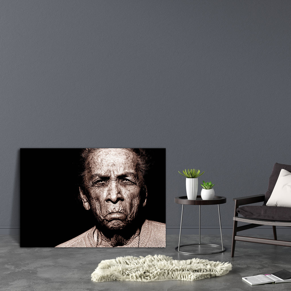 Portrait Of 97 Year Old Native American Woman Canvas Painting Synthetic Frame-Paintings MDF Framing-AFF_FR-IC 5000574 IC 5000574, American, Culture, Ethnic, Indian, Individuals, People, Portraits, Spiritual, Traditional, Tribal, World Culture, portrait, of, 97, year, old, native, woman, canvas, painting, synthetic, frame, indigenous, age, apache, cherokee, community, cultural, elderly, female, minority, nation, navajo, person, race, tribe, weathered, wisdom, wrinkled, wrinkles, artzfolio, wall decor for liv