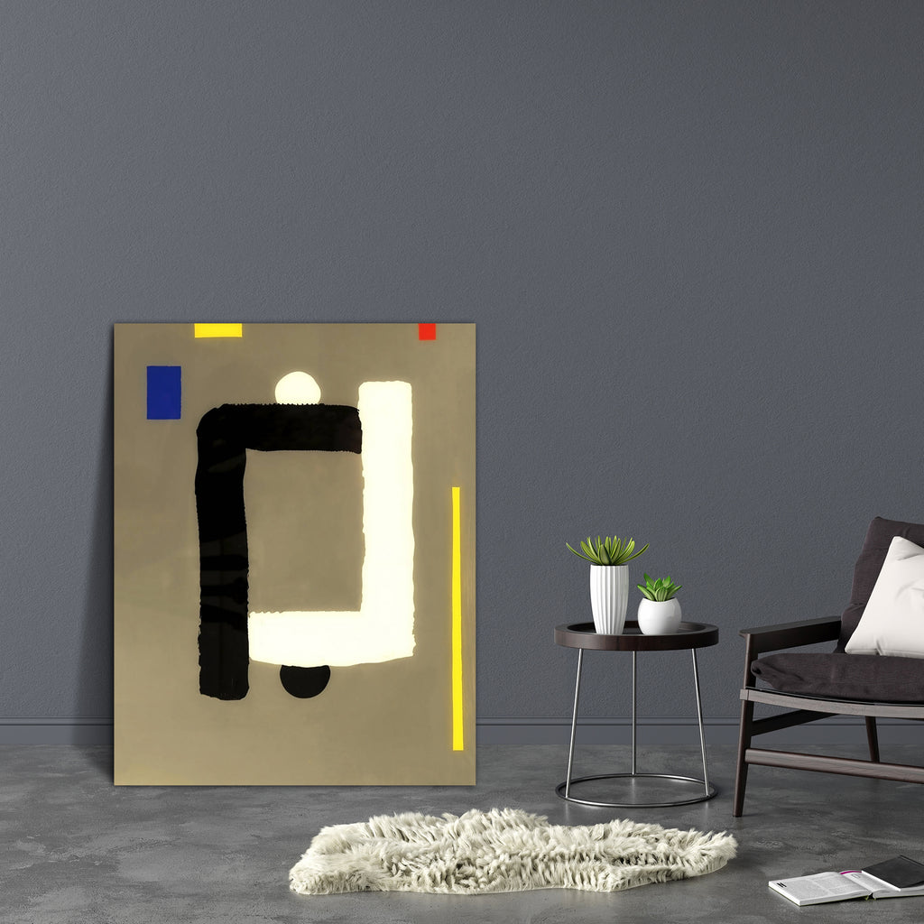 Abstract Artwork D15 Canvas Painting Synthetic Frame - Paintings MDF Framing - ArtzFolio.com