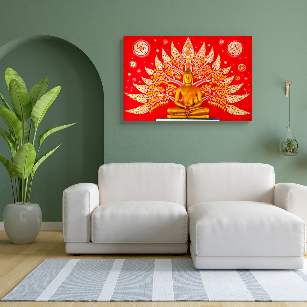 Buddha Art Work Canvas Painting Synthetic Frame-Paintings MDF Framing-AFF_FR-IC 5000627 IC 5000627, Ancient, Art and Paintings, Asian, Buddhism, Culture, Ethnic, God Buddha, Historical, Medieval, Religion, Religious, Spiritual, Traditional, Tribal, Vintage, World Culture, buddha, art, work, canvas, painting, synthetic, frame, antique, asia, buddhist, calm, church, color, decoration, east, face, gold, image, old, oriental, peace, sacred, scene, sculpture, serene, spirituality, statue, style, temple, thai, th