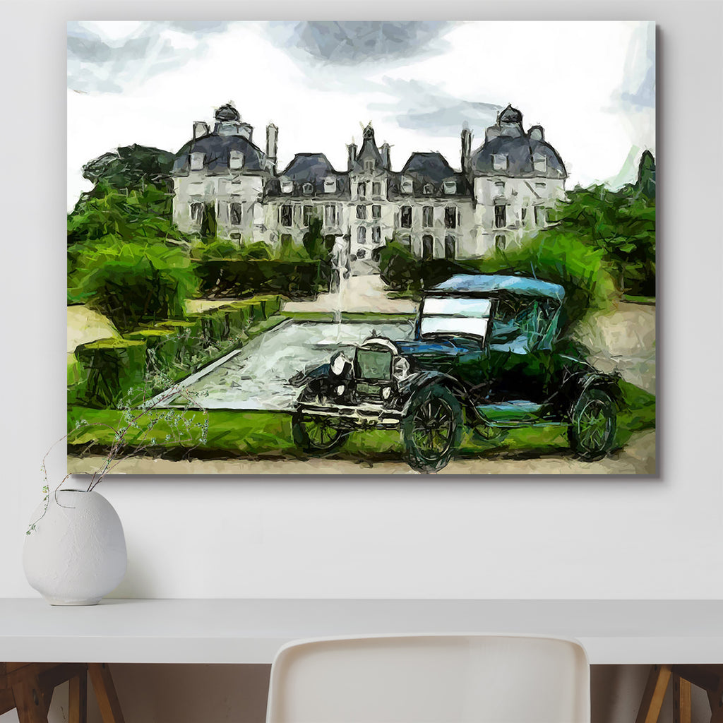 Vintage Passenger Vehicle Canvas Painting Synthetic Frame-Paintings MDF Framing-AFF_FR-IC 5000634 IC 5000634, American, Ancient, Art and Paintings, Automobiles, Black and White, Cars, Historical, Medieval, Paintings, Sports, Transportation, Travel, Vehicles, Vintage, White, passenger, vehicle, canvas, painting, synthetic, frame, oil, background, car, engine, fort, front, ground, historic, land, lights, mirrors, motor, motorcar, motors, old, transport, view, wheels, artzfolio, wall decor for living room, wal