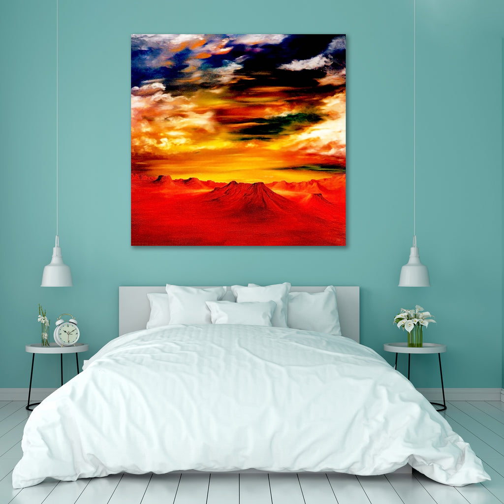 Airbrush Artwork Canvas Painting Synthetic Frame - Paintings MDF Framing - ArtzFolio.com