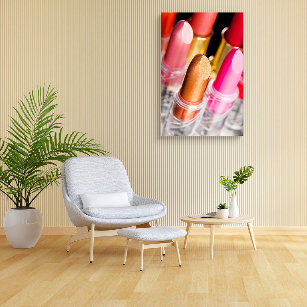 Lipstics Canvas Painting Synthetic Frame-Paintings MDF Framing-AFF_FR-IC 5000642 IC 5000642, Black, Black and White, lipstics, canvas, painting, synthetic, frame, accessories, attractive, beautiful, beautify, beauty, color, cosmetic, disguise, facial, fashionable, female, feminine, girls, glamor, glamour, gloss, gold, golden, lady, lip, lipstick, look, luxury, magenta, make, makeup, object, orange, paint, palette, pamper, pink, product, red, salon, set, skincare, stick, style, tool, tube, weapon, womanish, 
