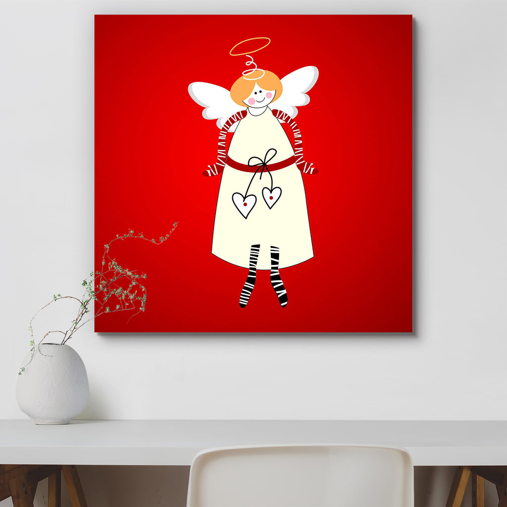 Angel Symbol Of Happiness & Love Canvas Painting Synthetic Frame-Paintings MDF Framing-AFF_FR-IC 5000676 IC 5000676, Animated Cartoons, Art and Paintings, Calligraphy, Caricature, Cartoons, Christianity, Fantasy, Hearts, Holidays, Illustrations, Jesus, Love, Religion, Religious, Romance, Seasons, Signs, Signs and Symbols, Spiritual, Symbols, Text, angel, symbol, of, happiness, canvas, painting, synthetic, frame, christmas, cartoon, angelic, archangel, art, card, ceremony, child, christian, date, decoration,