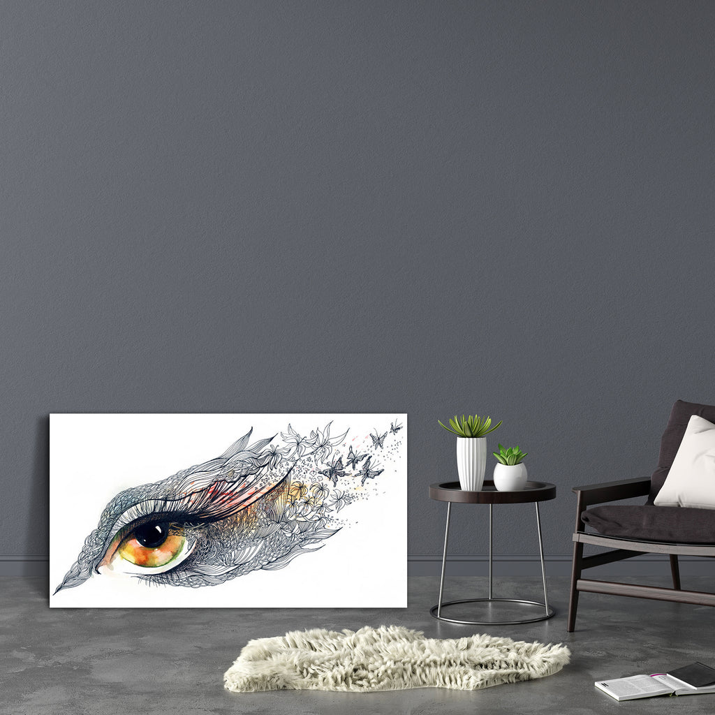 Decorated Human Eye Canvas Painting Synthetic Frame-Paintings MDF Framing-AFF_FR-IC 5000680 IC 5000680, Abstract Expressionism, Abstracts, Adult, Art and Paintings, Black, Black and White, Botanical, Floral, Flowers, Illustrations, Nature, Patterns, People, Scenic, Semi Abstract, Signs, Signs and Symbols, White, decorated, human, eye, canvas, painting, synthetic, frame, abstract, art, aspirations, beautiful, beauty, blue, brown, closeup, color, design, eyelash, eyesight, face, female, fire, flame, flower, h