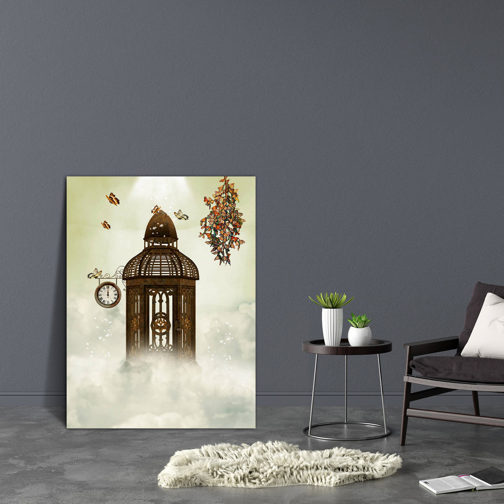 Cage & Butterflies Canvas Painting Synthetic Frame-Paintings MDF Framing-AFF_FR-IC 5000713 IC 5000713, Animals, Art and Paintings, Baby, Botanical, Children, Digital, Digital Art, Fantasy, Floral, Flowers, Graphic, Kids, Landscapes, Nature, Scenic, cage, butterflies, canvas, painting, synthetic, frame, and, amazing, angel, angels, animal, art, backdrops, background, beautiful, clock, clouds, creature, dreamy, fae, fairy, fairytale, fantastic, flight, fly, flying, freedom, landscape, magic, manipulation, mis