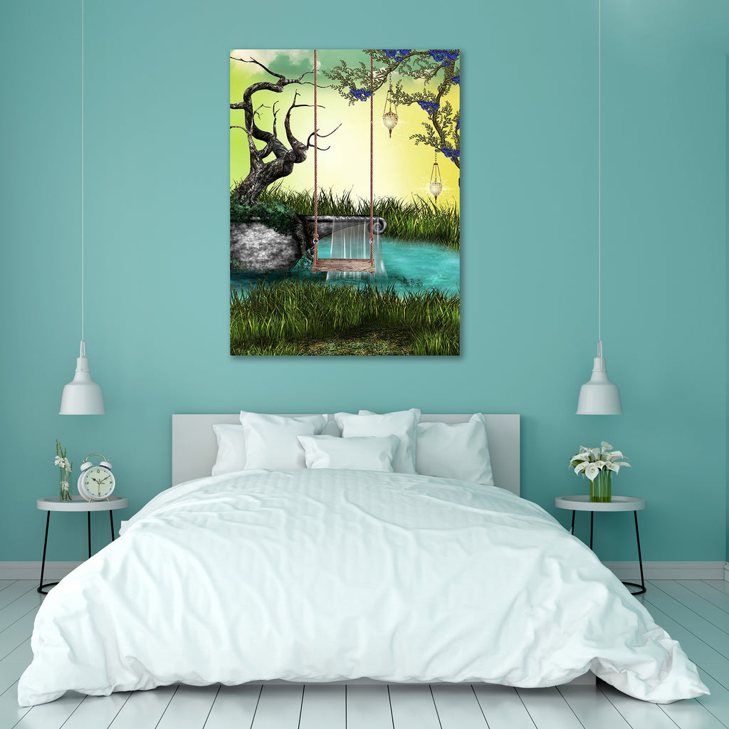 Landscape With Hammock Canvas Painting Synthetic Frame-Paintings MDF Framing-AFF_FR-IC 5000714 IC 5000714, Art and Paintings, Books, Digital, Digital Art, Fantasy, Graphic, Landscapes, Nature, Scenic, landscape, with, hammock, canvas, painting, synthetic, frame, backdrop, amazing, art, backdrops, background, bed, cloud, dreamy, fae, fairy, fairytale, fantastic, lake, lamp, magic, manipulation, mist, misty, moss, mushroom, outdoor, peaceful, princess, scenario, scene, scrapbook, sky, tales, trees, vines, wat