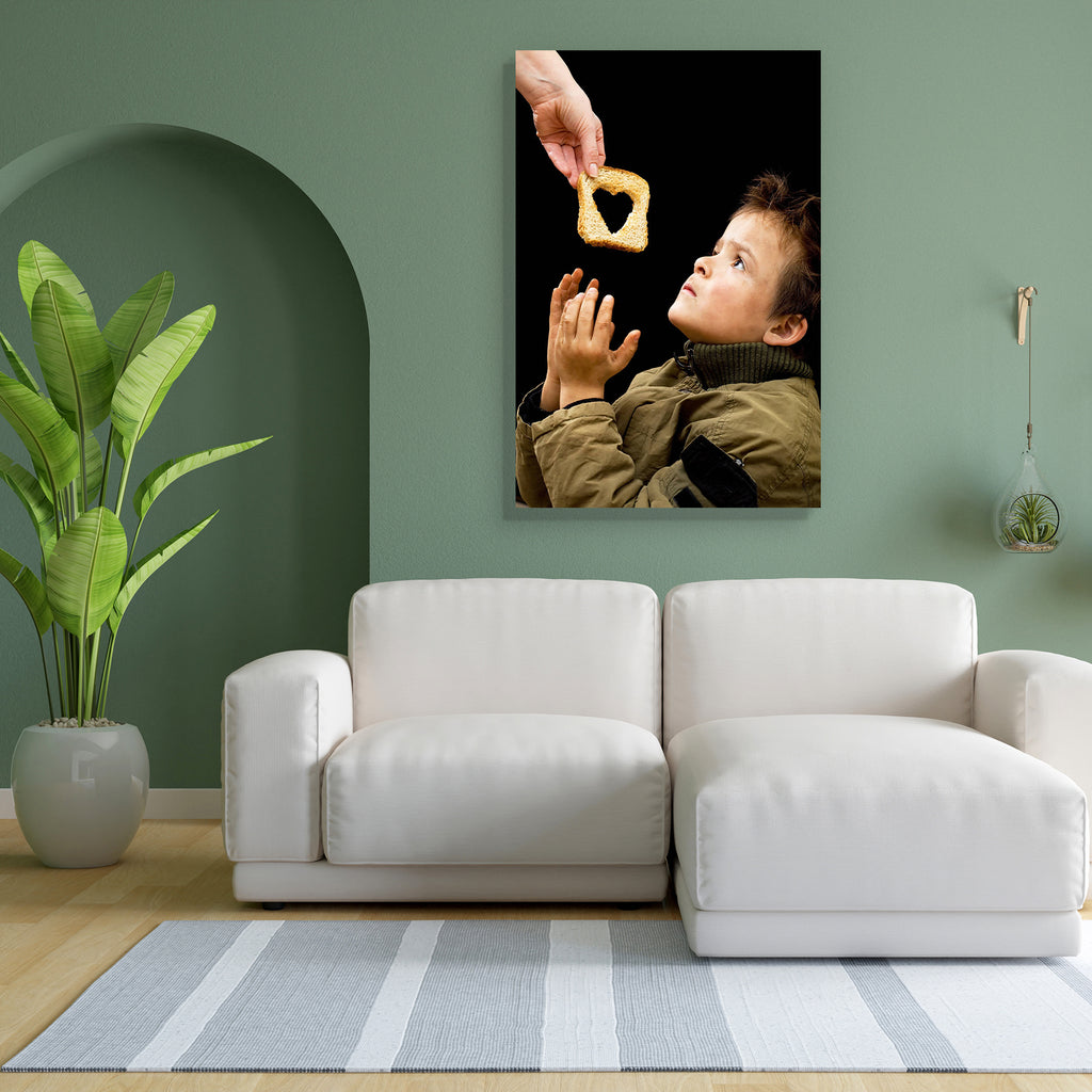 Feeding The Poor Canvas Painting Synthetic Frame-Paintings MDF Framing-AFF_FR-IC 5000720 IC 5000720, Art and Paintings, Baby, Black, Black and White, Children, Conceptual, Cuisine, Food, Food and Beverage, Food and Drink, Hearts, Kids, Love, Romance, feeding, the, poor, canvas, painting, synthetic, frame, poverty, child, empathy, aid, assistance, bread, compassion, concept, dirty, eyes, face, gift, giving, hands, heart, help, hope, humble, hunger, hygiene, insecurity, isolated, kid, life, looking, metaphor,