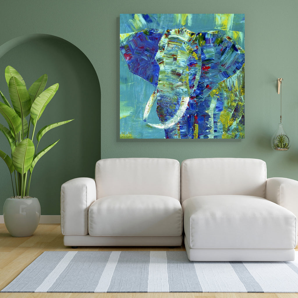 Elephant D1 Canvas Painting Synthetic Frame-Paintings MDF Framing-AFF_FR-IC 5000729 IC 5000729, Abstract Expressionism, Abstracts, African, Animals, Art and Paintings, Asian, Culture, Decorative, Drawing, Ethnic, Illustrations, Indian, Individuals, Portraits, Semi Abstract, Signs, Signs and Symbols, Traditional, Tribal, Wildlife, World Culture, elephant, d1, canvas, painting, synthetic, frame, art, savannah, abstract, acrylic, adventure, africa, animal, artist, artistic, artwork, asia, background, beautiful