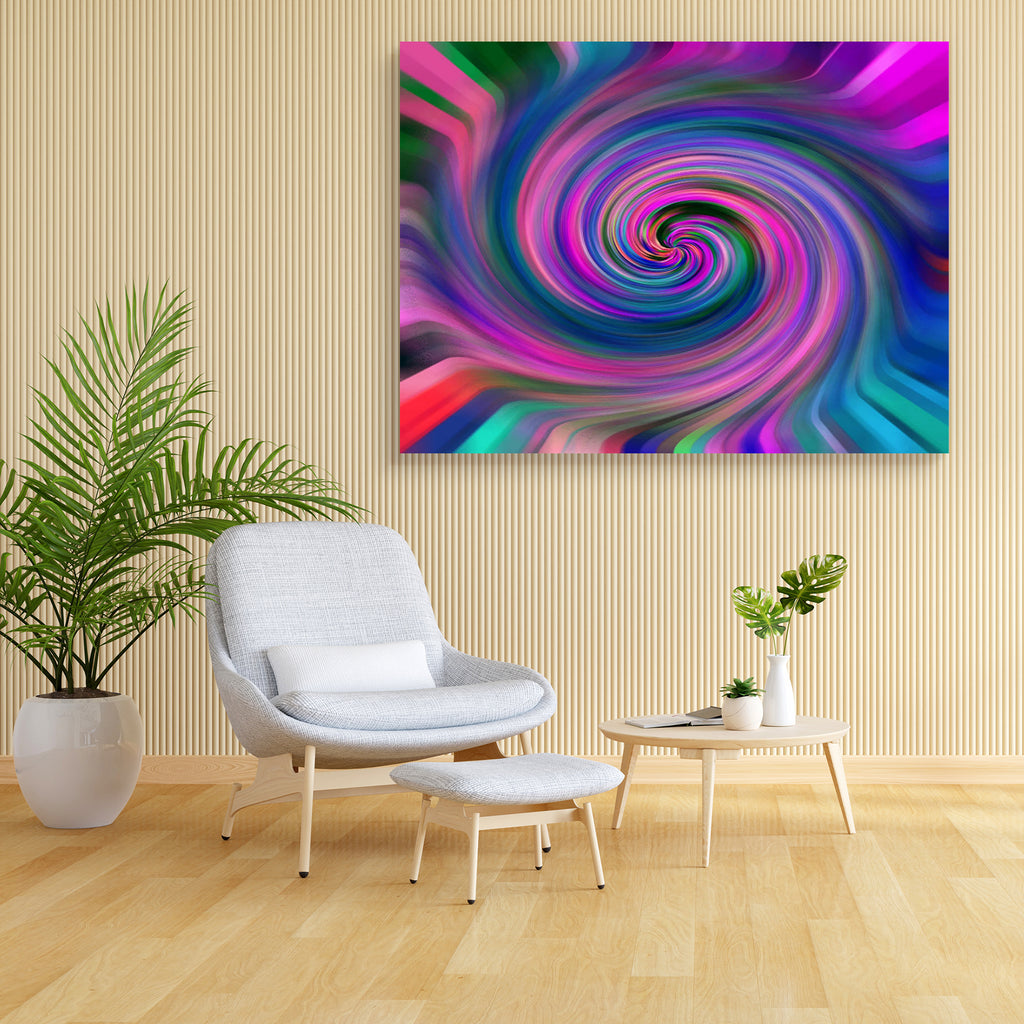 Abstract Artwork D19 Canvas Painting Synthetic Frame - Paintings MDF Framing - ArtzFolio.com