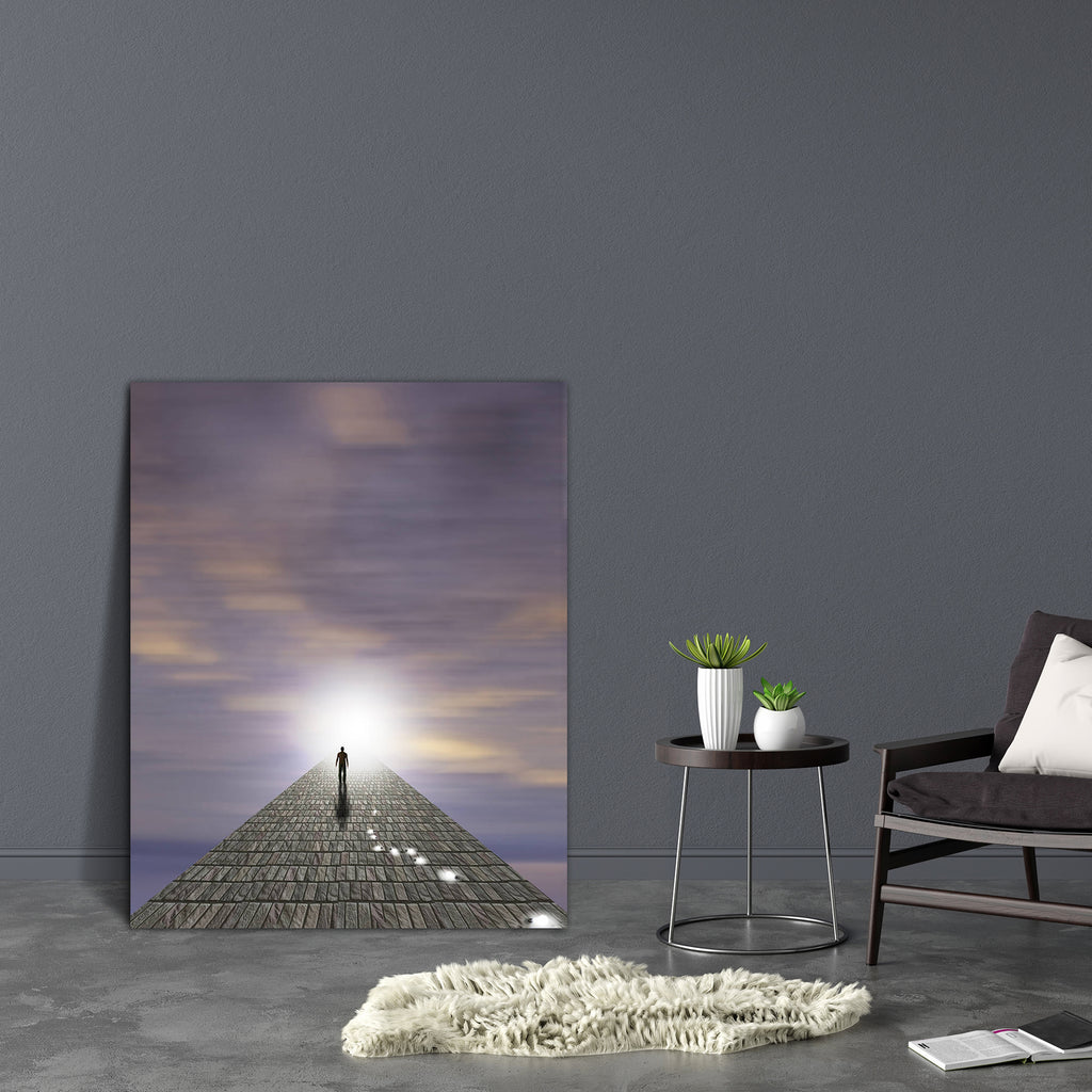 Mans Journey Of The Soul D2 Canvas Painting Synthetic Frame-Paintings MDF Framing-AFF_FR-IC 5000773 IC 5000773, Automobiles, Fantasy, Illustrations, Nature, People, Religion, Religious, Scenic, Signs and Symbols, Spiritual, Symbols, Transportation, Travel, Vehicles, mans, journey, of, the, soul, d2, canvas, painting, synthetic, frame, worship, adventure, age, ascetic, background, beautiful, calm, clouds, concept, creation, excursion, eye, fog, goal, god, guru, holy, human, illustration, imagination, joy, li