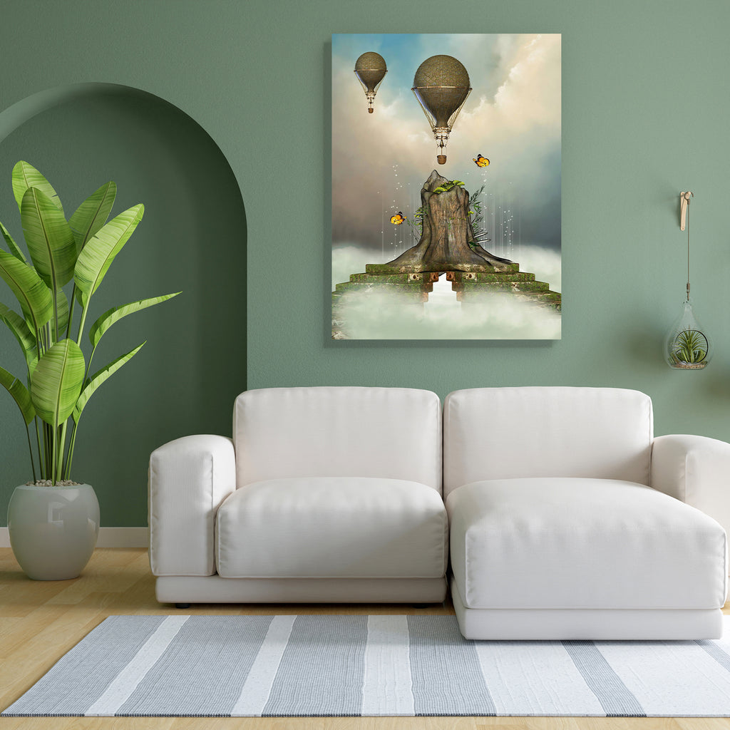 Landscape With Trunk & Air Balloon Canvas Painting Synthetic Frame-Paintings MDF Framing-AFF_FR-IC 5000789 IC 5000789, Art and Paintings, Books, Digital, Digital Art, Fantasy, Graphic, Landscapes, Nature, Scenic, landscape, with, trunk, air, balloon, canvas, painting, synthetic, frame, amazing, art, backdrops, background, blow, blue, butterflies, cloud, dream, dreamy, fae, fairy, fairytale, fantastic, fly, magic, manipulation, mist, misty, moon, outdoor, peaceful, princess, scenario, scene, scrapbook, shini