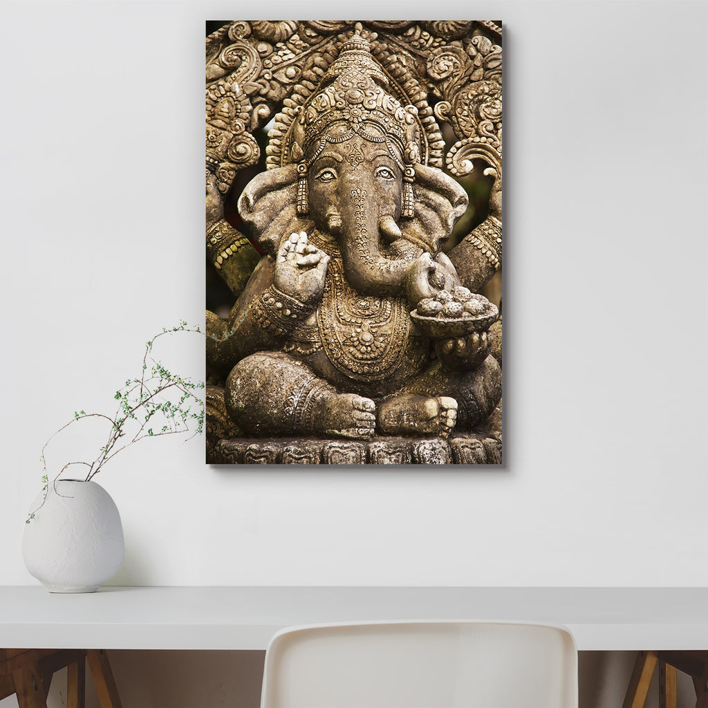 God Ganesh Statue Thailand Canvas Painting Synthetic Frame-Paintings MDF Framing-AFF_FR-IC 5000791 IC 5000791, Art and Paintings, Asian, Culture, Ethnic, God Ganesh, Hinduism, Icons, Indian, Marble, Marble and Stone, Religion, Religious, Traditional, Tribal, World Culture, god, ganesh, statue, thailand, canvas, painting, synthetic, frame, ganesha, art, asia, bless, decoration, destroyer, elephant, figure, ganapati, hands, harmony, head, hindu, honor, icon, idol, india, laddu, lord, painted, peace, prosperit