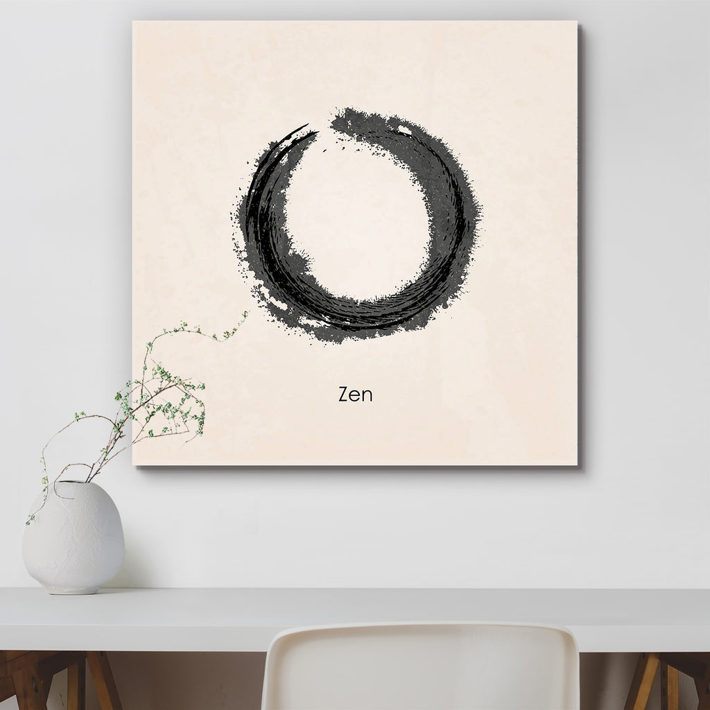 Zen Calligraph Canvas Painting Synthetic Frame-Paintings MDF Framing-AFF_FR-IC 5000806 IC 5000806, Abstract Expressionism, Abstracts, Art and Paintings, Asian, Automobiles, Black, Black and White, Buddhism, Calligraphy, Chinese, Circle, Culture, Decorative, Ethnic, God Buddha, Icons, Illustrations, Japanese, Marble and Stone, Nature, Patterns, Religion, Religious, Scenic, Semi Abstract, Shinto, Signs, Signs and Symbols, Traditional, Transportation, Travel, Tribal, Vehicles, World Culture, zen, calligraph, c