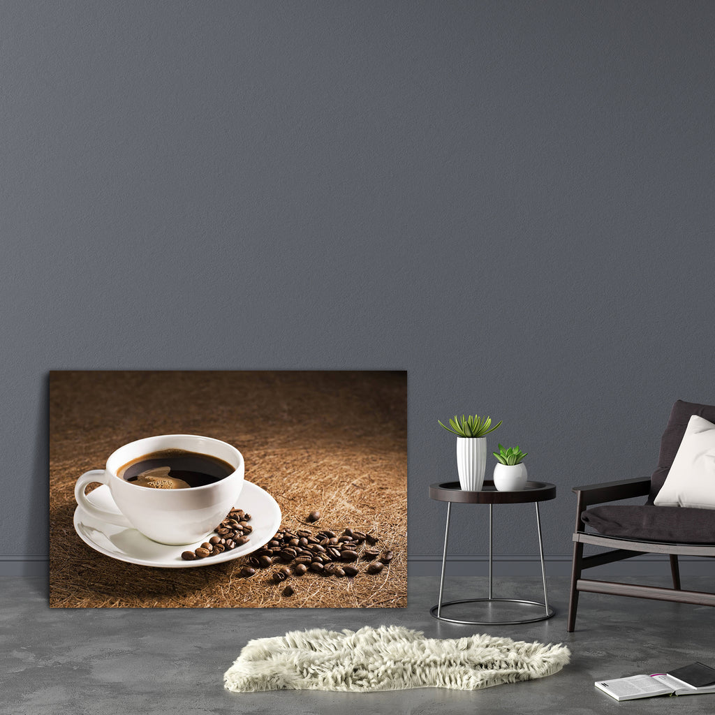Coffee Cup Image Canvas Painting Synthetic Frame-Paintings MDF Framing-AFF_FR-IC 5000835 IC 5000835, Ancient, Beverage, Black, Black and White, Cuisine, Culture, Ethnic, Food, Food and Beverage, Food and Drink, Historical, Medieval, Retro, Signs, Signs and Symbols, Space, Traditional, Tribal, Vintage, Wooden, World Culture, coffee, cup, image, canvas, painting, synthetic, frame, aroma, background, bean, breakfast, brewed, brown, cafe, caffeine, close, dark, decoration, design, drink, espresso, foam, fresh, 