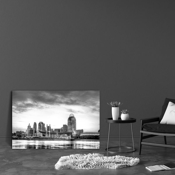 Cincinnati Ohio Skyline, Newport Kentucky, USA D2 Canvas Painting Synthetic Frame-Paintings MDF Framing-AFF_FR-IC 5000837 IC 5000837, Architecture, Automobiles, Business, Cities, City Views, Landscapes, Modern Art, Panorama, Scenic, Skylines, Sunsets, Transportation, Travel, Urban, Vehicles, cincinnati, ohio, skyline, newport, kentucky, usa, d2, canvas, painting, for, bedroom, living, room, engineered, wood, frame, blue, bridge, building, buildings, built, structure, city, lights, cityscape, downtown, dusk,