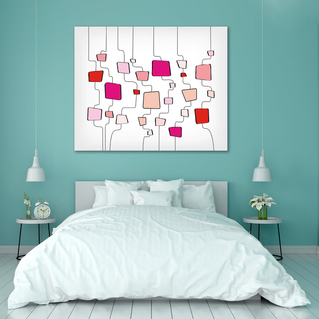 Retro Abstract Design D1 Canvas Painting Synthetic Frame-Paintings MDF Framing-AFF_FR-IC 5000864 IC 5000864, Abstract Expressionism, Abstracts, Ancient, Art and Paintings, Black and White, Decorative, Digital, Digital Art, Geometric, Geometric Abstraction, Graphic, Historical, Illustrations, Medieval, Minimalism, Modern Art, Music, Music and Dance, Music and Musical Instruments, Patterns, Pop Art, Retro, Semi Abstract, Signs, Signs and Symbols, Vintage, White, abstract, design, d1, canvas, painting, synthet