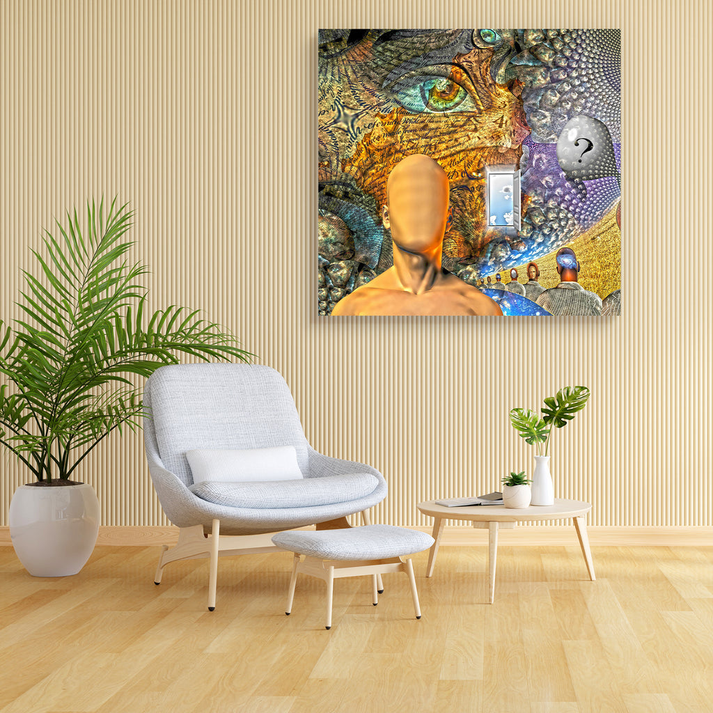 Human Dream Like Scene In Organinc Windows D2 Canvas Painting Synthetic Frame-Paintings MDF Framing-AFF_FR-IC 5000891 IC 5000891, Abstract Expressionism, Abstracts, Art and Paintings, Astronomy, Conceptual, Cosmology, Figurative, Nature, Realism, Religion, Religious, Scenic, Semi Abstract, Space, Spiritual, Stars, Surrealism, human, dream, like, scene, in, organinc, windows, d2, canvas, painting, synthetic, frame, philosophy, imagination, imagine, magritte, surreal, abstract, allegory, art, artistic, believ