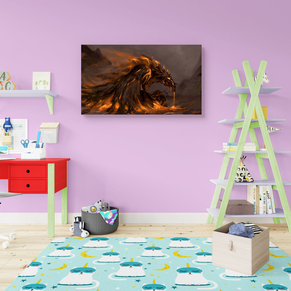 Molten Rock Dragon Canvas Painting Synthetic Frame-Paintings MDF Framing-AFF_FR-IC 5000895 IC 5000895, Ancient, Animals, Art and Paintings, Astrology, Historical, Horoscope, Illustrations, Marble and Stone, Medieval, Paintings, Signs and Symbols, Sun Signs, Symbols, Vintage, Zodiac, molten, rock, dragon, canvas, painting, synthetic, frame, satan, demon, anger, angry, animal, apocalyptic, art, bad, beast, bonfire, burning, burnt, claw, cooking, decoration, demonic, diabolic, doom, energy, evil, flaming, flyi