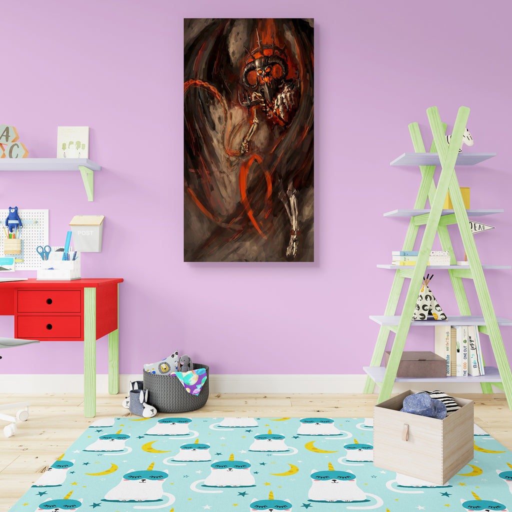 Firer Reaper Canvas Painting Synthetic Frame-Paintings MDF Framing-AFF_FR-IC 5000896 IC 5000896, Art and Paintings, Paintings, Religion, Religious, firer, reaper, canvas, painting, synthetic, frame, afterlife, anger, angry, art, bad, body, bonfire, burnt, cooking, demon, demonic, desire, devil, diabolic, ember, energy, evil, fiery, heat, hell, horns, hot, imaginary, inferno, lucifer, melt, myth, mythology, poster, rage, red, satan, skeleton, skull, spirit, stare, underworld, wrath, artzfolio, wall decor for