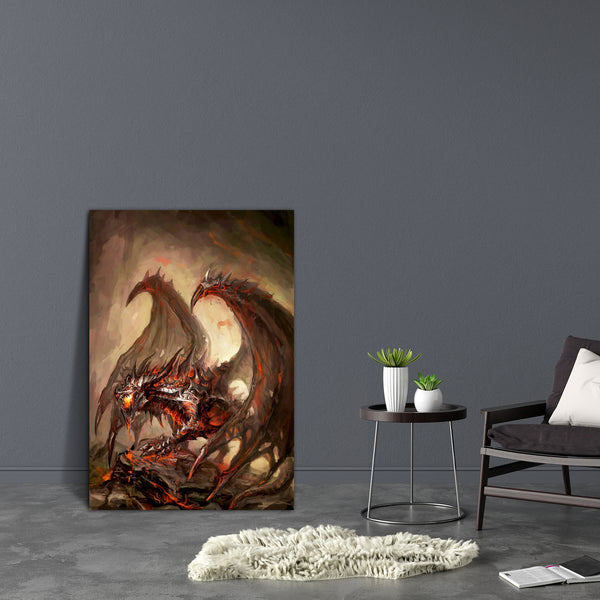 Armored Knight Dragon Canvas Painting Synthetic Frame-Paintings MDF Framing-AFF_FR-IC 5000897 IC 5000897, Ancient, Animals, Art and Paintings, Astrology, Horoscope, Illustrations, Paintings, Signs and Symbols, Sun Signs, Symbols, Vintage, Zodiac, Metallic, armored, knight, dragon, canvas, painting, for, bedroom, living, room, engineered, wood, frame, demon, dragons, anger, angry, animal, apocalyptic, armor, art, bad, beast, bonfire, burning, burnt, claw, cooking, decoration, demonic, diabolic, doom, energy,