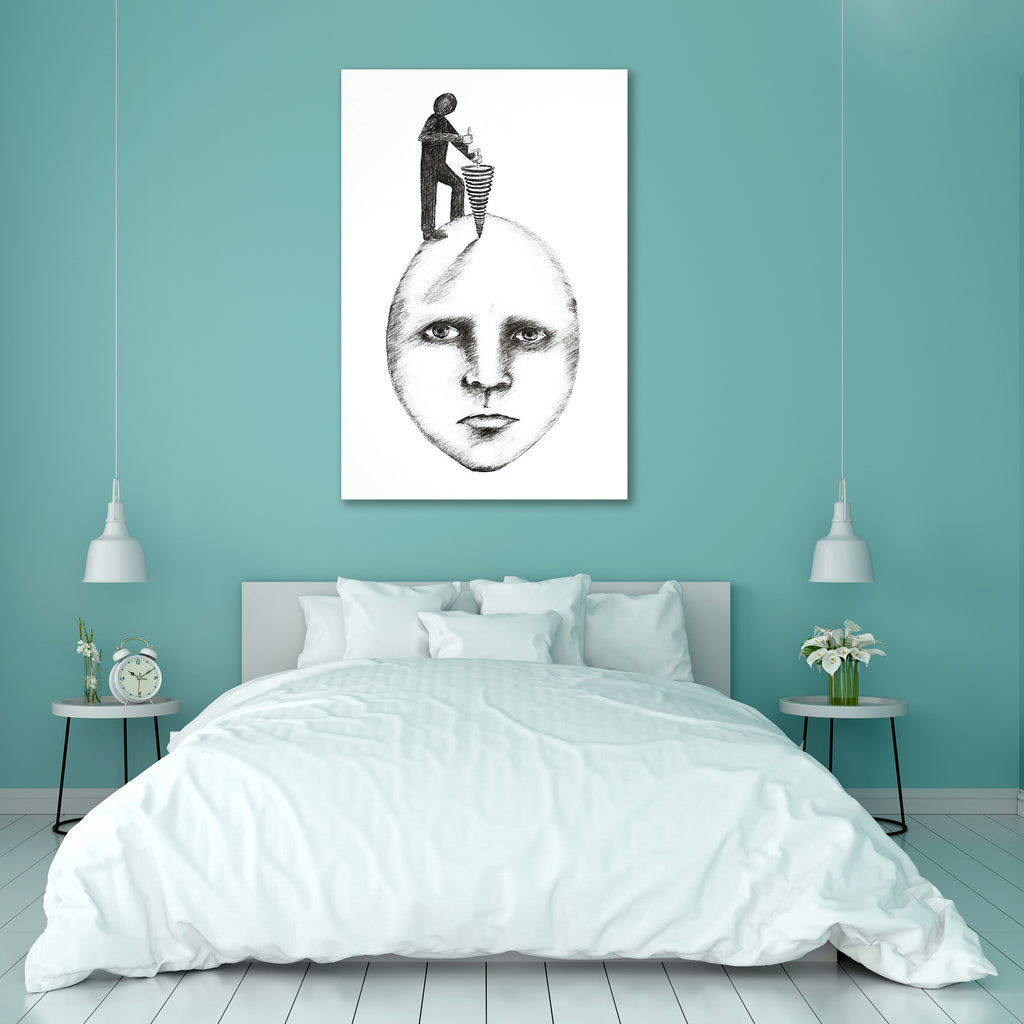 Abstract Art D11 Canvas Painting Synthetic Frame - Paintings MDF Framing - ArtzFolio.com