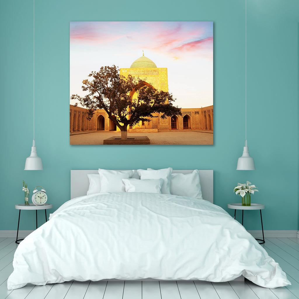 Medrese In Bukhara Canvas Painting Synthetic Frame-Paintings MDF Framing-AFF_FR-IC 5000914 IC 5000914, Allah, Ancient, Arabic, Architecture, Art and Paintings, Asian, Automobiles, Cities, City Views, Historical, Islam, Landmarks, Medieval, Places, Religion, Religious, Sunrises, Sunsets, Transportation, Travel, Vehicles, Vintage, medrese, in, bukhara, canvas, painting, synthetic, frame, art, asia, building, cityscape, excursion, exterior, history, house, landmark, madrasah, man, minaret, mosque, muslim, old,