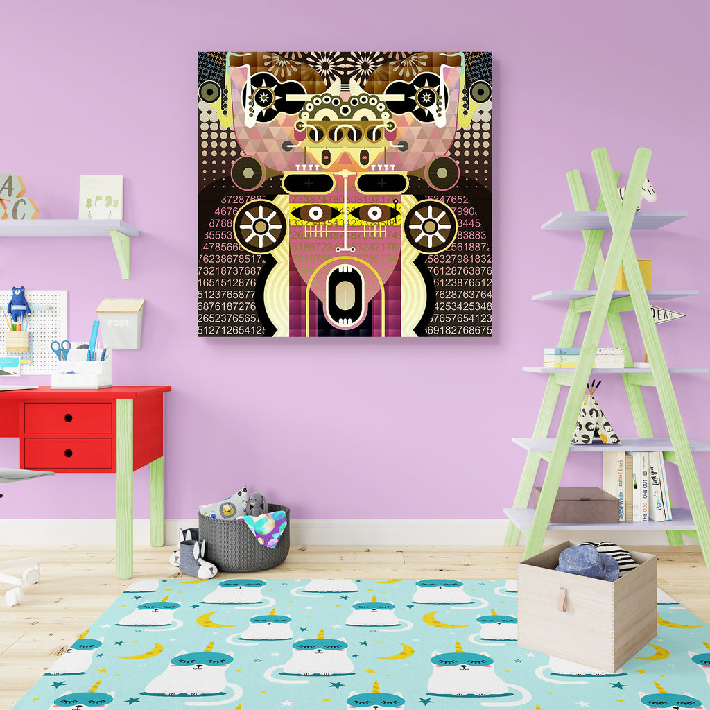 Modern Graphic Artwork Canvas Painting Synthetic Frame-Paintings MDF Framing-AFF_FR-IC 5000953 IC 5000953, Abstract Expressionism, Abstracts, Art and Paintings, Digital, Digital Art, Fantasy, Futurism, Graffiti, Graphic, Indian, Individuals, Modern Art, Music, Music and Dance, Music and Musical Instruments, Musical Instruments, Portraits, Semi Abstract, Space, modern, artwork, canvas, painting, synthetic, frame, psychedelic, abstract, art, acid, chemical, concept, crazy, cybernetic, cybernetics, cyberpunk, 