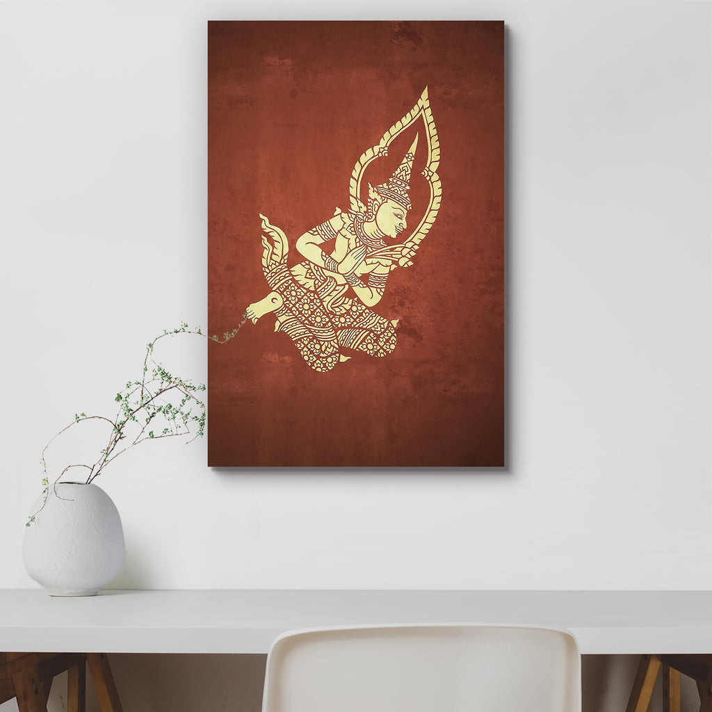 Deva in Temple Canvas Painting Synthetic Frame-Paintings MDF Framing-AFF_FR-IC 5000954 IC 5000954, Ancient, Art and Paintings, Asian, Decorative, Historical, Inspirational, Medieval, Motivation, Motivational, Paintings, Religion, Religious, Spiritual, Vintage, deva, in, temple, canvas, painting, synthetic, frame, angel, art, asia, background, beautiful, beauty, belief, breeze, buddhist, color, colour, divinity, fairy, faith, goddess, gold, inspiration, mural, myth, mythology, red, spirit, style, thai, thail
