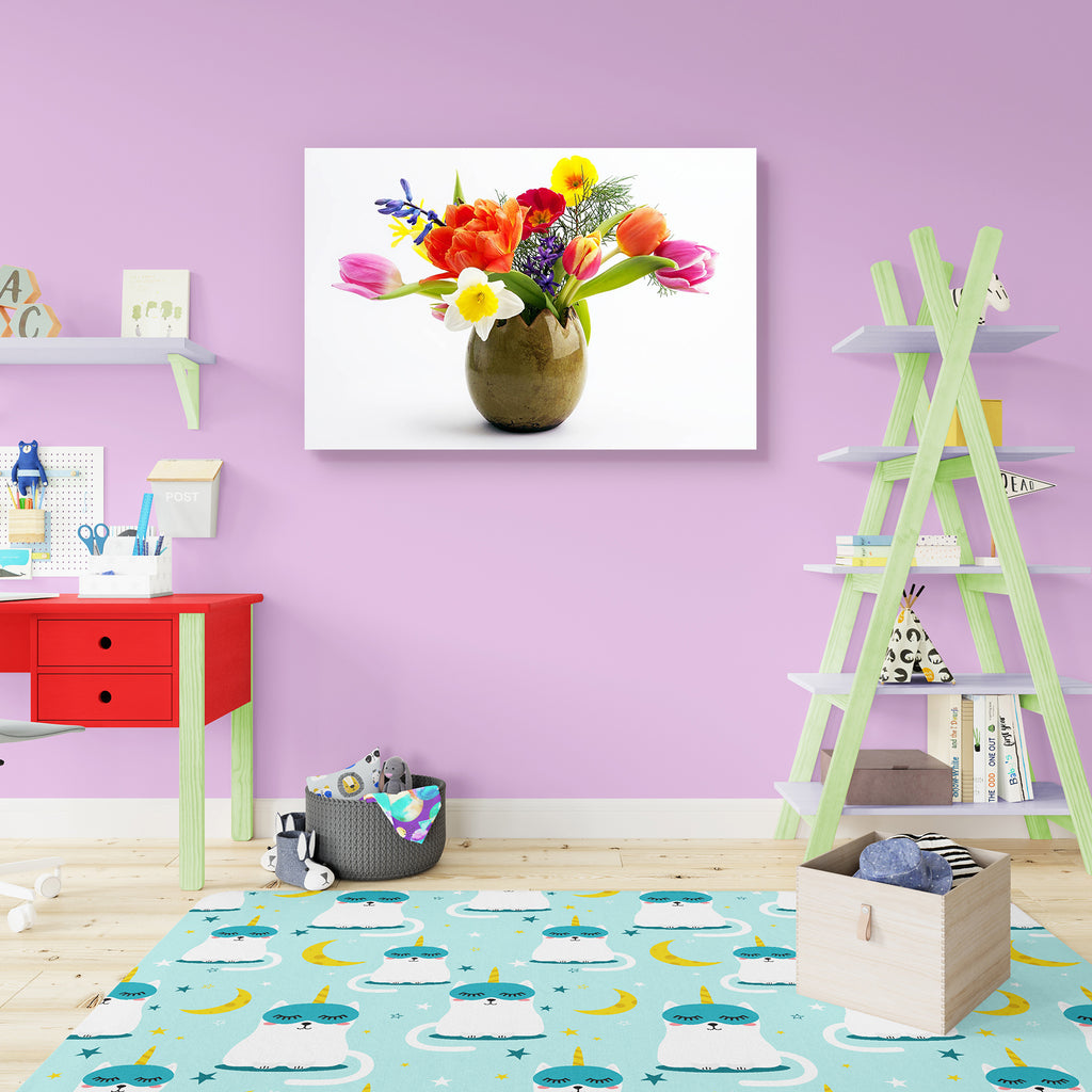 Easter Composition Canvas Painting Synthetic Frame-Paintings MDF Framing-AFF_FR-IC 5000991 IC 5000991, Black and White, Botanical, Floral, Flowers, Holidays, Nature, Scenic, Seasons, White, easter, composition, canvas, painting, synthetic, frame, flower, vase, arrangement, pot, daffodils, vases, daffodil, in, tulip, flowerpots, background, beautiful, beauty, bloom, blooming, blossom, botany, bouquet, bud, bunch, bunny, colorful, decor, decoration, egg, flora, fresh, freshness, green, holiday, hyacinth, narc