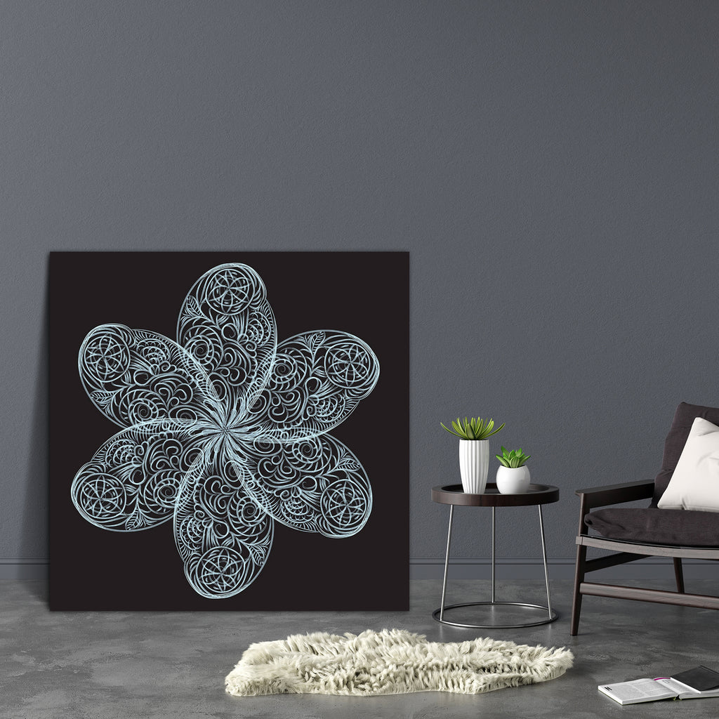 Isolated Flower Canvas Painting Synthetic Frame-Paintings MDF Framing-AFF_FR-IC 5001036 IC 5001036, Abstract Expressionism, Abstracts, Art and Paintings, Black and White, Botanical, Christianity, Decorative, Fantasy, Festivals, Festivals and Occasions, Festive, Floral, Flowers, Holidays, Icons, Illustrations, Nature, Paintings, Patterns, Seasons, Semi Abstract, Signs, Signs and Symbols, Stars, White, isolated, flower, canvas, painting, synthetic, frame, fractal, tatoo, abstract, art, artwork, background, ca