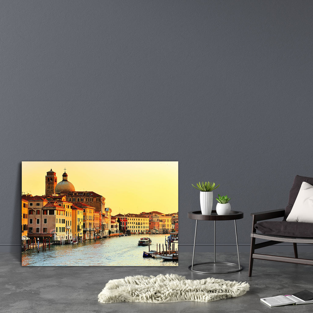 Beautiful Water Street Grand Canal In Venice Italy Canvas Painting Synthetic Frame-Paintings MDF Framing-AFF_FR-IC 5001048 IC 5001048, Ancient, Architecture, Automobiles, Baroque, Boats, Cities, City Views, Historical, Italian, Medieval, Nautical, People, Renaissance, Rococo, Sports, Transportation, Travel, Vehicles, Vintage, beautiful, water, street, grand, canal, in, venice, italy, canvas, painting, synthetic, frame, basilica, blue, boat, bridge, building, channel, church, city, cityscape, europe, europea