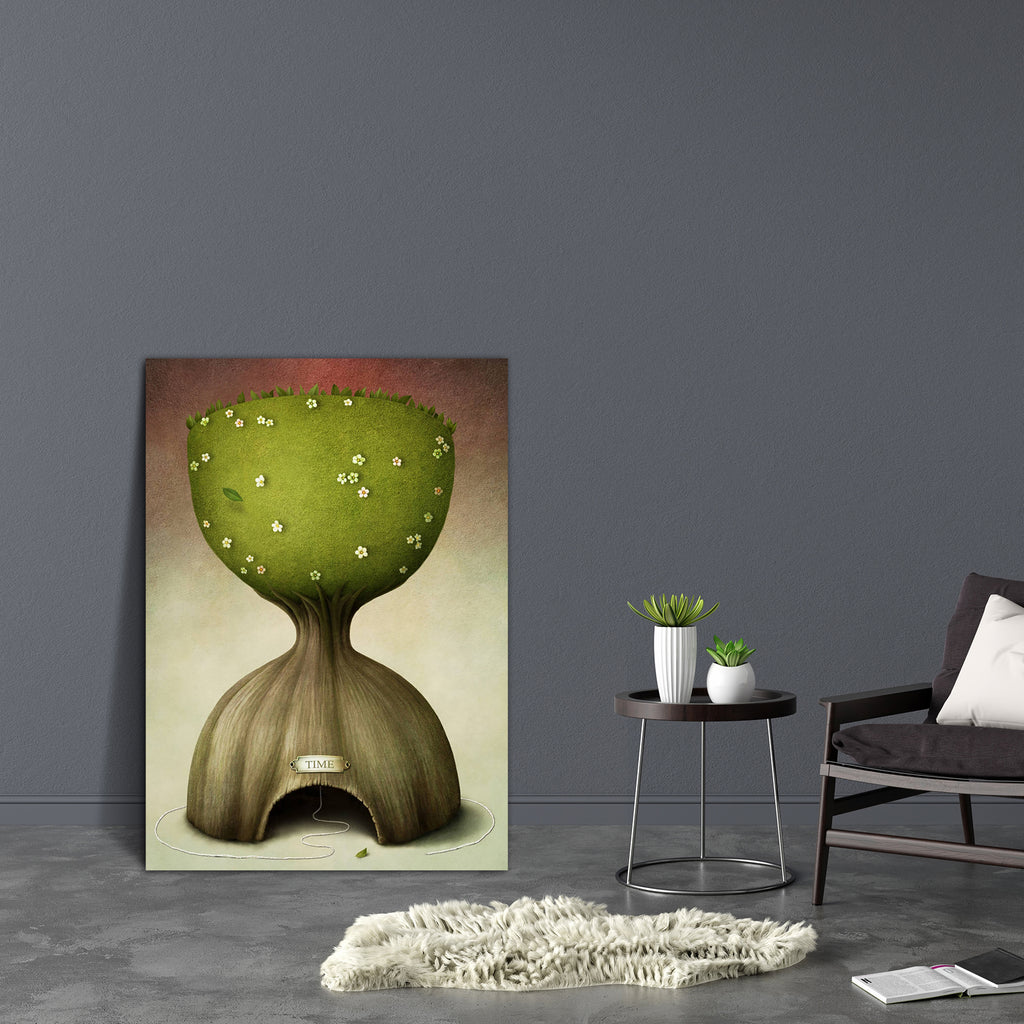 Symbolic Hourglass Tree Canvas Painting Synthetic Frame-Paintings MDF Framing-AFF_FR-IC 5001051 IC 5001051, Art and Paintings, Drawing, Fantasy, Illustrations, Nature, Scenic, Signs, Signs and Symbols, Symbols, symbolic, hourglass, tree, canvas, painting, synthetic, frame, art, bloom, blossom, branch, clock, create, crown, design, ecology, environment, flowering, foliage, form, hole, hollow, idea, illustration, imagination, inscription, metaphor, oak, pastel, plant, plaque, pull, rope, shape, sign, symbol, 