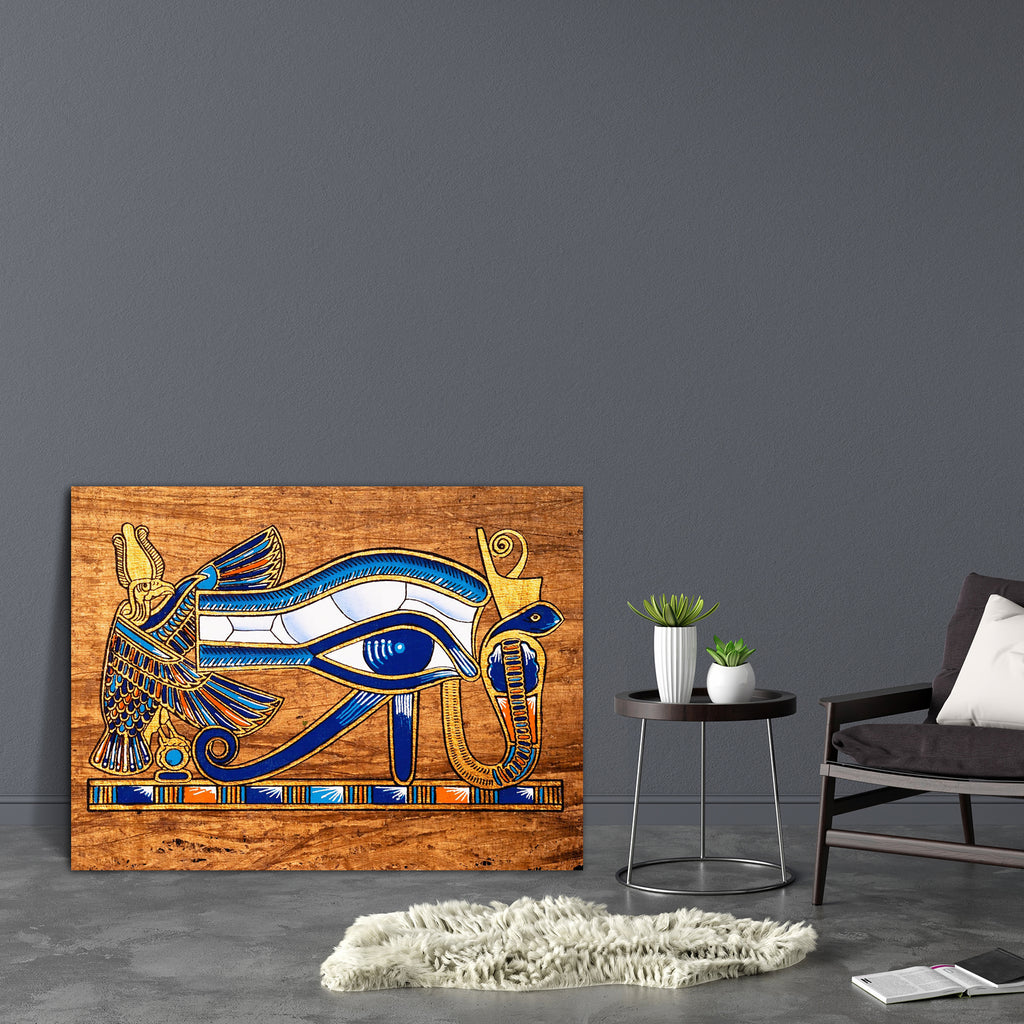 Egyptian Papyrus Depicting The Horus Eye Canvas Painting Synthetic Frame-Paintings MDF Framing-AFF_FR-IC 5001056 IC 5001056, African, Ancient, Art and Paintings, Calligraphy, Culture, Ethnic, Eygptian, Historical, Medieval, Traditional, Tribal, Vintage, World Culture, egyptian, papyrus, depicting, the, horus, eye, canvas, painting, synthetic, frame, egypt, of, pharaoh, africa, arab, art, background, draw, handmade, hieroglyphics, idols, paint, paper, poster, print, scribes, shopping, texture, writing, artzf