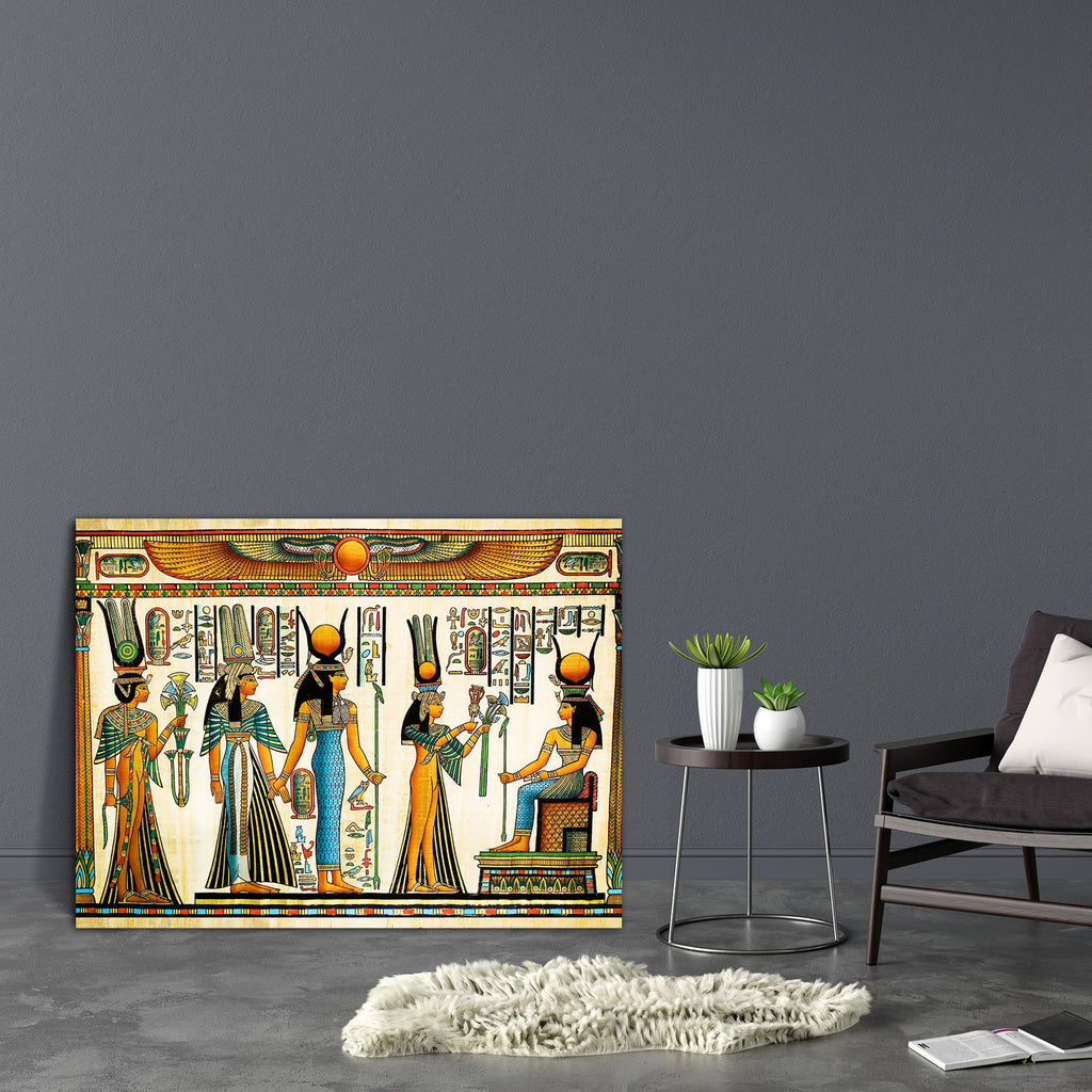 Egyptian Queen Nefertari Making An Offering To Isis D2 Canvas Painting Synthetic Frame-Paintings MDF Framing-AFF_FR-IC 5001057 IC 5001057, African, Ancient, Art and Paintings, Books, Calligraphy, Drawing, Education, Eygptian, Historical, Medieval, Schools, Signs, Signs and Symbols, Universities, Vintage, egyptian, queen, nefertari, making, an, offering, to, isis, d2, canvas, painting, synthetic, frame, egypt, papyrus, hathor, hieroglyphics, pharaoh, art, africa, arab, background, book, cairo, design, handma