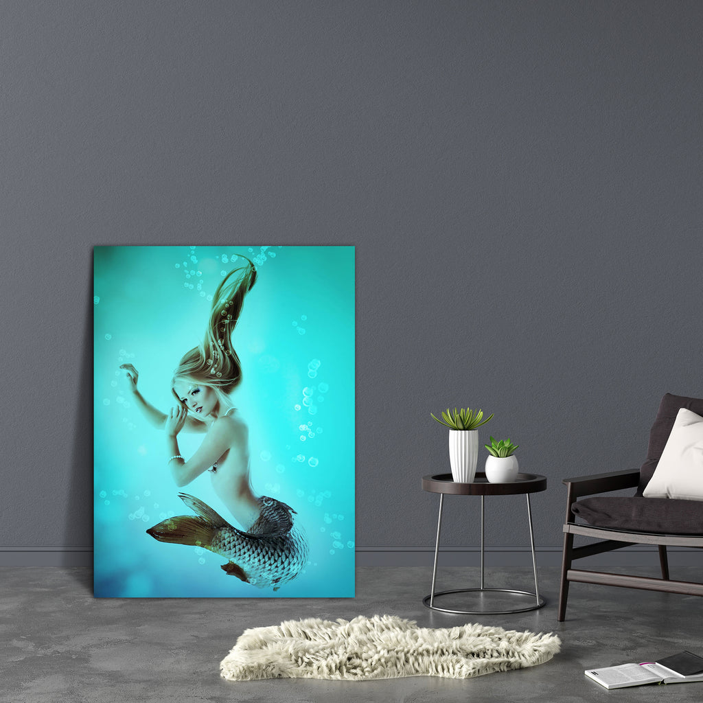 Mermaid Beautiful Magic Underwater Mythology D1 Canvas Painting Synthetic Frame-Paintings MDF Framing-AFF_FR-IC 5001058 IC 5001058, Ancient, Art and Paintings, Fantasy, Fashion, Historical, Medieval, Mermaid, People, Retro, Signs and Symbols, Symbols, Vintage, beautiful, magic, underwater, mythology, d1, canvas, painting, synthetic, frame, sea, fish, nymph, art, beauty, being, charm, creature, cute, delight, dream, fairytale, female, feminine, floating, girl, glamour, green, hair, harmony, legend, light, mo