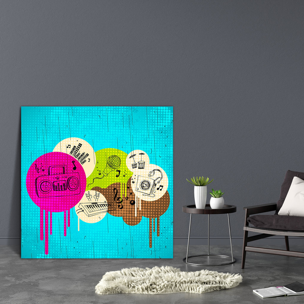 Abstract Musical Artwork Canvas Painting Synthetic Frame-Paintings MDF Framing-AFF_FR-IC 5001062 IC 5001062, Abstract Expressionism, Abstracts, Art and Paintings, Drawing, Illustrations, Modern Art, Music, Music and Dance, Music and Musical Instruments, Musical Instruments, Retro, Semi Abstract, Signs, Signs and Symbols, Sketches, Splatter, abstract, musical, artwork, canvas, painting, synthetic, frame, acoustic, art, background, band, bass, beat, blot, classical, concept, concert, design, disc, doodle, dra