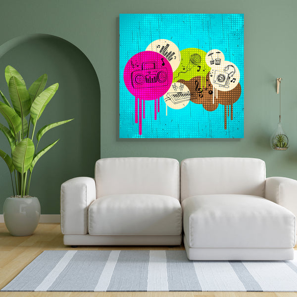 Abstract Musical Artwork Canvas Painting Synthetic Frame-Paintings MDF Framing-AFF_FR-IC 5001062 IC 5001062, Abstract Expressionism, Abstracts, Art and Paintings, Drawing, Illustrations, Modern Art, Music, Music and Dance, Music and Musical Instruments, Musical Instruments, Retro, Semi Abstract, Signs, Signs and Symbols, Sketches, Splatter, abstract, musical, artwork, canvas, painting, for, bedroom, living, room, engineered, wood, frame, acoustic, art, background, band, bass, beat, blot, classical, concept,