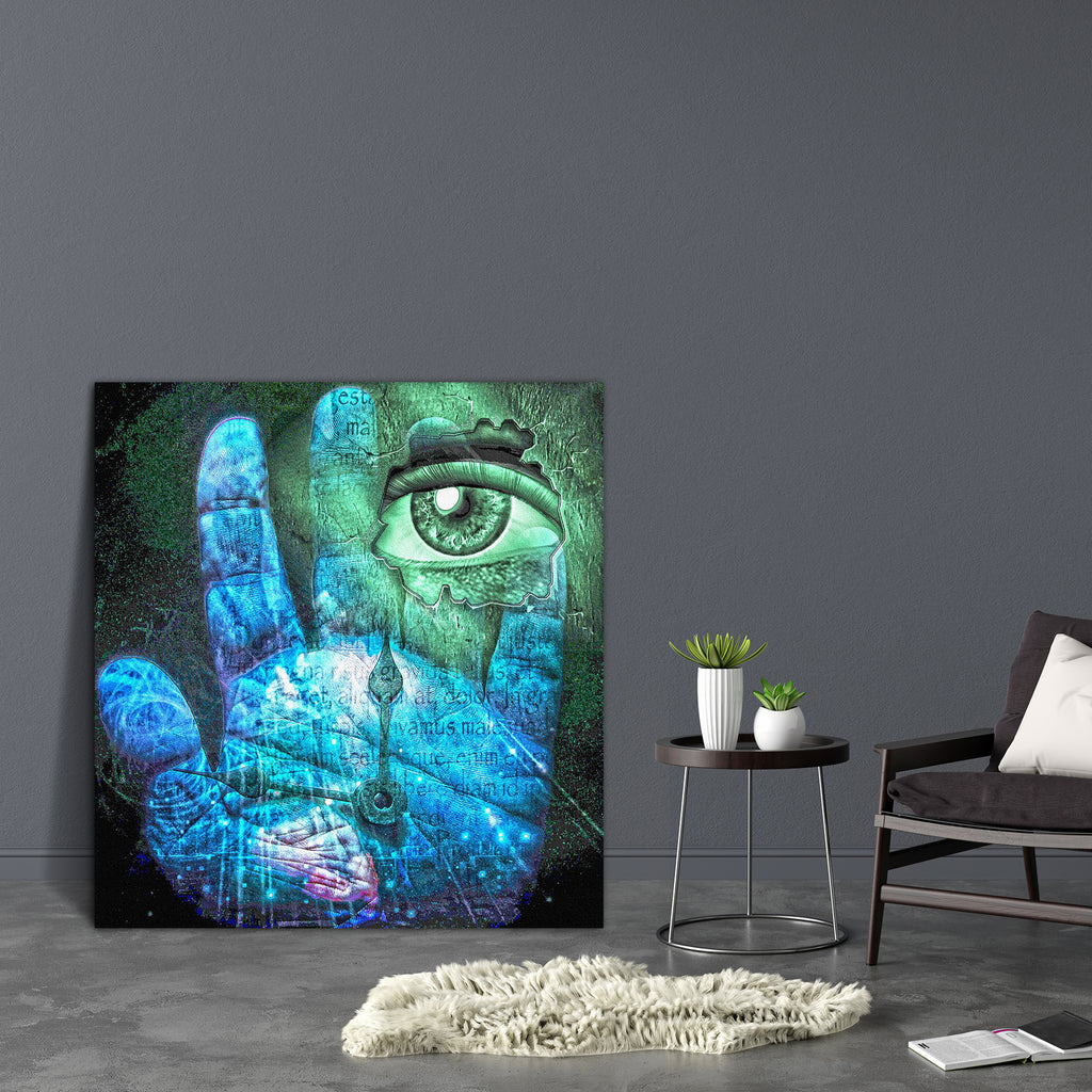 Vision Of Time Canvas Painting Synthetic Frame-Paintings MDF Framing-AFF_FR-IC 5001074 IC 5001074, Art and Paintings, Calligraphy, Fantasy, Nature, Scenic, Surrealism, Text, vision, of, time, canvas, painting, synthetic, frame, mystical, mystic, fantastic, surreal, art, atmospheric, background, beautiful, beauty, calm, clock, clouds, color, dream, dreamy, enchanted, enchanting, eye, fairytale, futuristic, glow, haze, imaginary, imagination, latin, light, look, magic, magical, misty, mysterious, mystery, pea