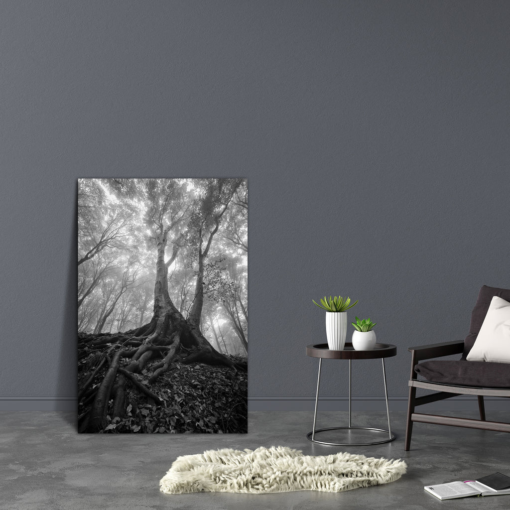 Wet Roots Canvas Painting Synthetic Frame-Paintings MDF Framing-AFF_FR-IC 5001091 IC 5001091, Black, Black and White, Fantasy, Nature, Scenic, Seasons, White, Wooden, wet, roots, canvas, painting, synthetic, frame, autumn, background, dark, darkness, dawn, enchanted, evening, evil, fairytale, fear, fog, foggy, forest, giant, gray, ground, horror, huge, light, magic, magical, midnight, mist, monochrome, mood, moonlight, morning, mystery, night, nightmare, old, rain, rainy, ray, root, scary, season, shadow, s