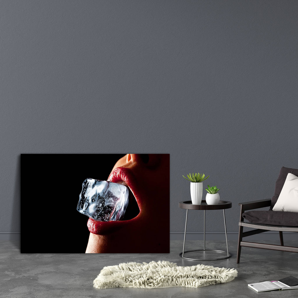 Ice Cube In A Womans Mouth Canvas Painting Synthetic Frame-Paintings MDF Framing-AFF_FR-IC 5001093 IC 5001093, Adult, Black, Black and White, Love, Romance, ice, cube, in, a, womans, mouth, canvas, painting, synthetic, frame, lips, background, beautiful, beauty, bites, biting, bitten, close, closeup, cold, desirable, detail, eroticism, female, feminine, fresh, frozen, girl, glamor, glossy, held, hot, kiss, light, lip, lipstick, lovely, macro, natural, pretty, red, skin, sweet, teeth, texture, wet, woman, wo